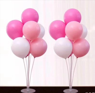 (1) Balloon table floating party table top tree pole bracket road leading wedding decoration tree 7 root floating