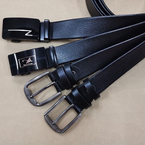 Stall Supply Men‘s Edging PVC Clip Rubber Automatic Belt Fashion Casual Glue Injection Alloy Pin Buckle Belt