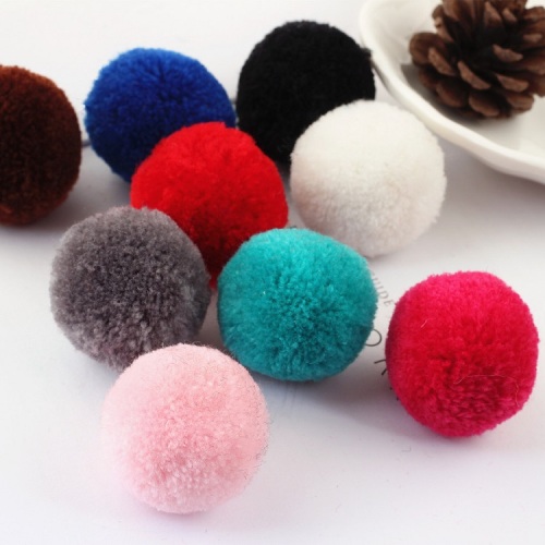2.5cm Cashmere Wool Ball Waxberry Ball in Stock Wholesale Sample Processing Cashmere Wool Ball