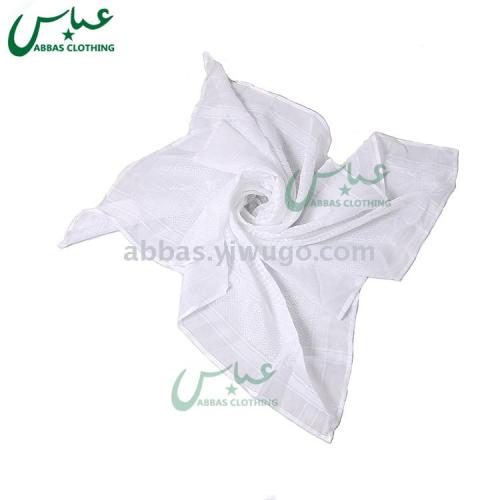 high quality men‘s headscarf all white shemagh