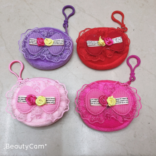 accessories wallet plush coin purse 8cm coin purse bow wallet