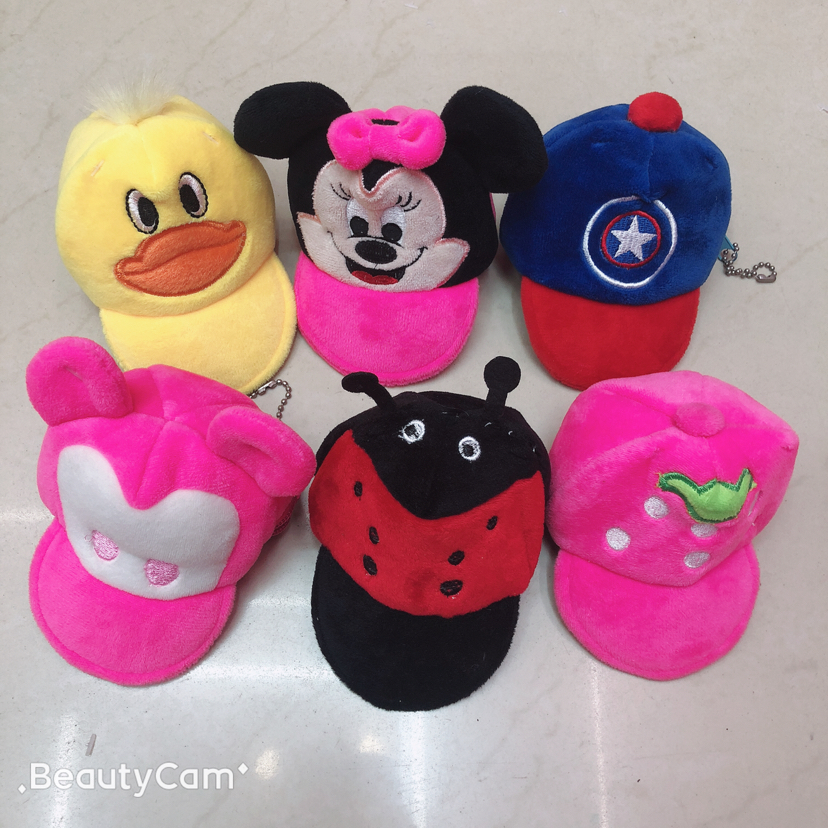 Hat wallet, three-dimensional embroidered hat wallet, baseball cap, coin wallet, cartoon coin wallet, wallet, loose change pic 1