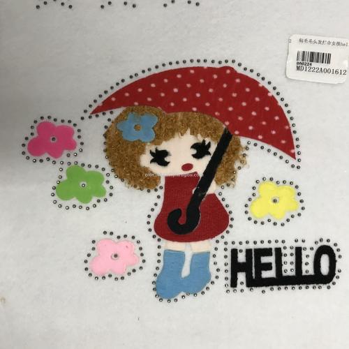 yiwu shopping accessories cartoon printing series hot tear heat transfer patch heat transfer printing customized pillow/clothing cotton slippers/children‘s clothing accessories