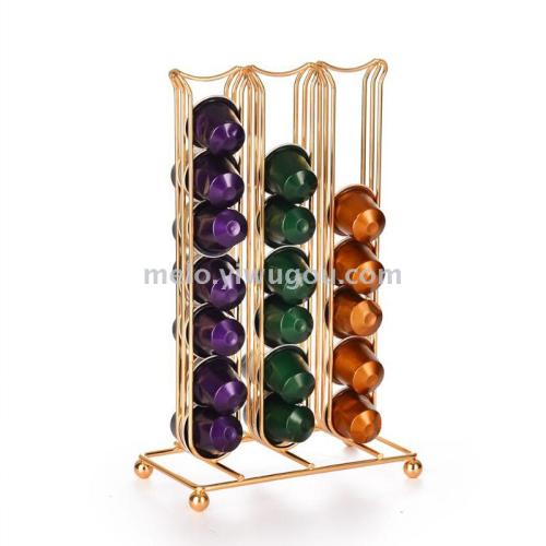 capsule coffee rack， special capsule rack for nespaso， can hold 42 pieces， ml-1366