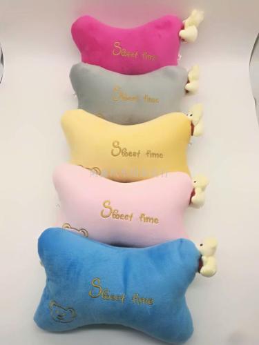 Car Supplies Doll Headrest Cute Bear Neck Pillow Super Soft Material