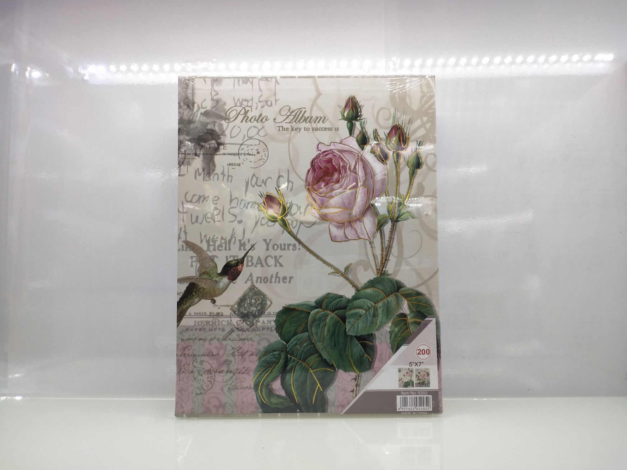 欧式复古印花插页式相册簿 7寸200张相册影集