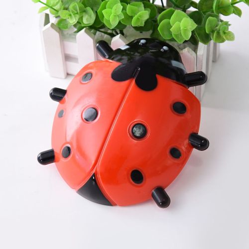 new indoor and outdoor cartoon ladybug water thermometer garden outdoor indoor multifunctional thermometer wholesale