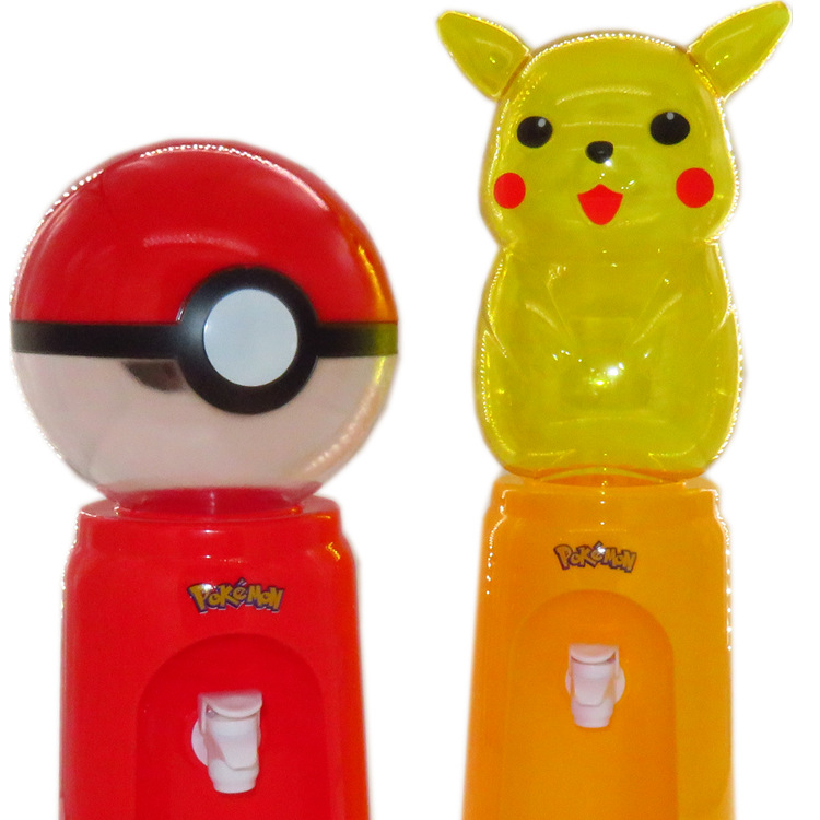 可爱立体宠物小精灵 皮卡丘 精灵球 卡通8杯水迷你饮水机