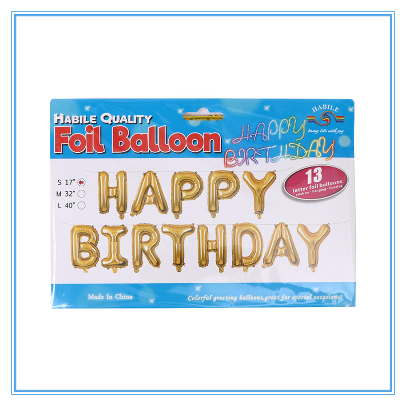 生日派对装饰字母气球生日派对布置用品详情7