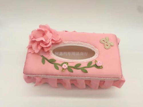 factory direct sale special offer tissue box large flower tissue box boutique tissue box interior accessories tissue box