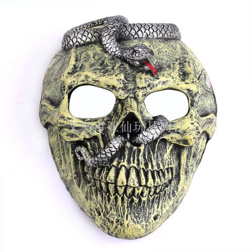 animal mask snake head skull pu foam mask christmas halloween masquerade ghost face mask horror