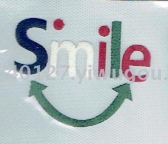 yiwu purchase accessories heat transfer english letters smile customized bath towel/pillow/children‘s wear/leggings/towel