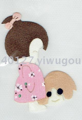 Yiwu Purchase Accessories Fabric Heat Transfer Girl and Puppy Custom Towel/Sofa Cushion/Bath Towel/Cotton Slippers 