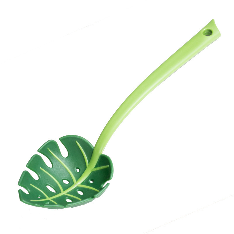 jungle spoon大号自然树叶勺子漏勺过滤网勺创意烹饪趣味厨房用品详情5