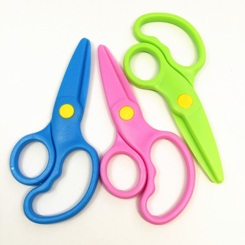 all plastic children‘s scissors children‘s safety scissors plastic scissors size handle scissors