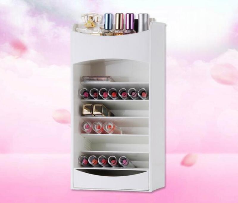 TV product cosmake lipstick Korean-style multi-level stepped cosmetic storage box organizing rack pic 3