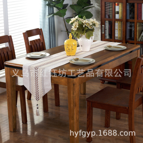 new chinese zen table runner simple luxury modern table long decorative fabric table towel tea table flag table mat table runner
