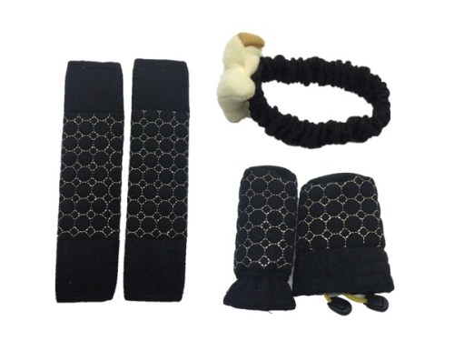 Car Accessories Car Handbrake Gear Safety Belt Shoulder Pad Cashmere Five-Piece Set Factory Direct Sales