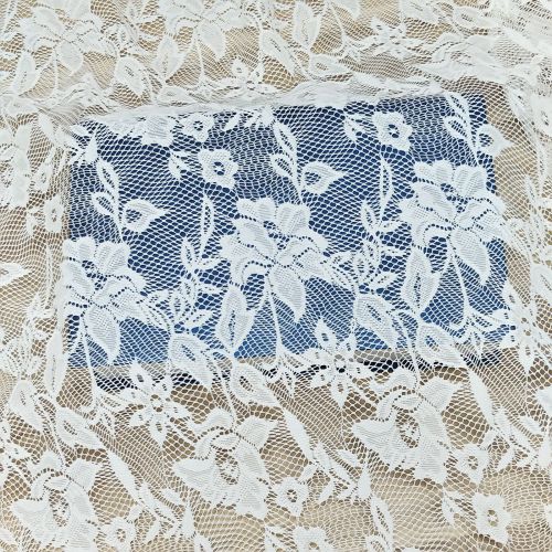 new polyester ammonia hollow flower sweet lady style flower lace fabric korean style women‘s clothing accessories hot sale