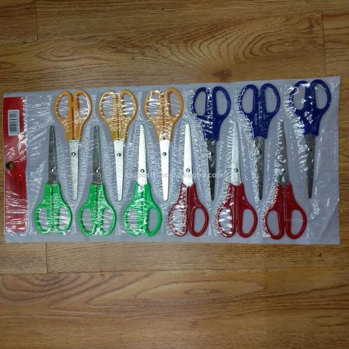 kebo kaibo manufacturers supply cheap scissors， row bag scissors fb701 iron scissors