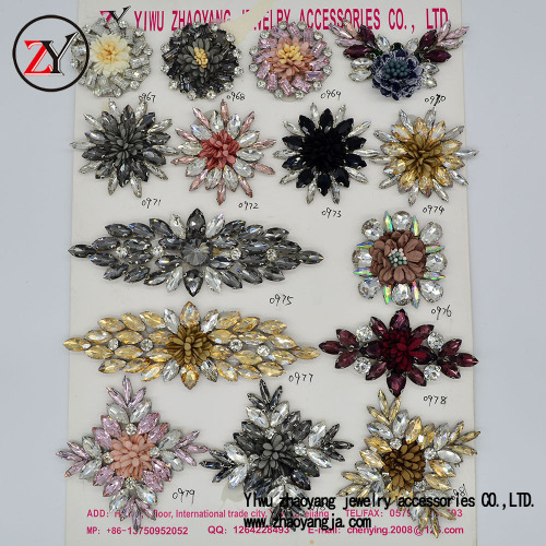 2019 Model Featured Crystal Flowers Shoe Ornament Various DIY Shoe Accessory Quality Assurance Zy072414
