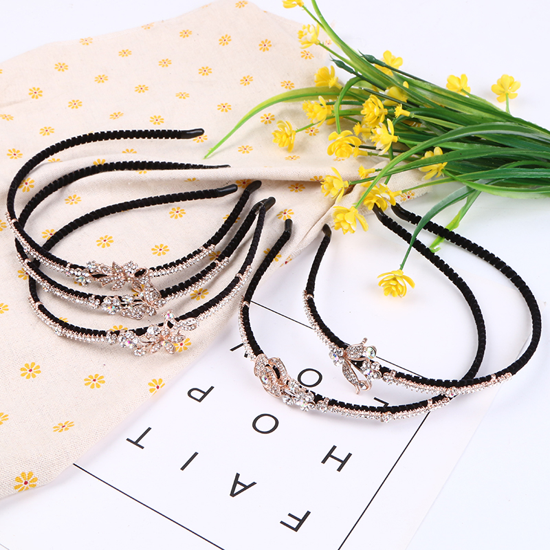 成人发箍女网红头箍百搭发卡女2019新款简约压发夹子头