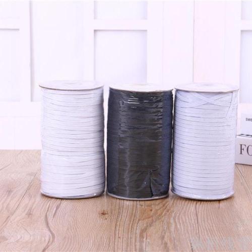 supply black and white flat narrow elastic band horse running elastic band elastic band rolling specifications full elastic