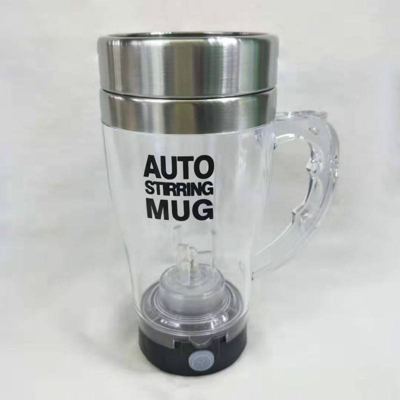 Electric automatic mixing cup, creative and personalized transparent water cup, automatic coffee cup, battery-powered milk tea mixing cup pic 1