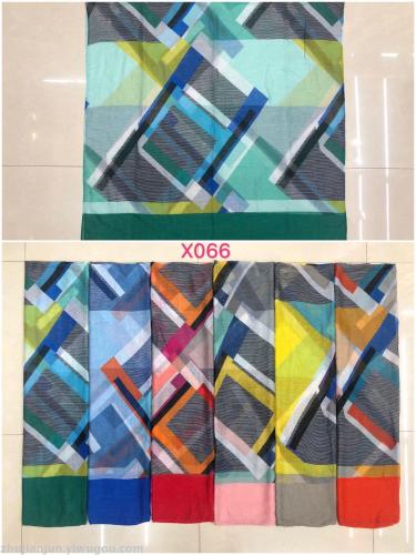 stitching geometric printing pattern fashion yarn scarf colors and styles