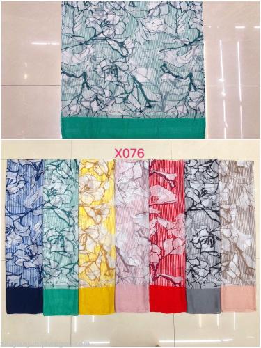 dark strip branch printing pattern fashionable silk scarf with various colors and styles