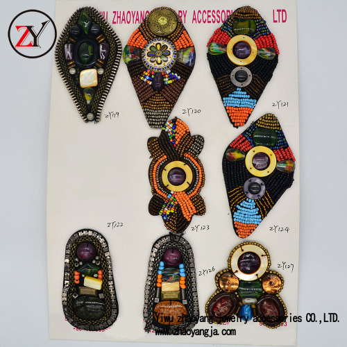 factory direct sales women‘s sandals shoes flower shoes buckle high-end shoes accessories accessories zy072936