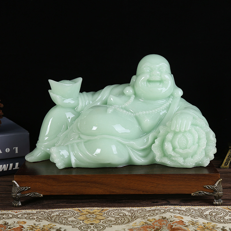 厂家直销 新款树脂蓝冰玉摆件装饰品创意礼品树脂工艺品