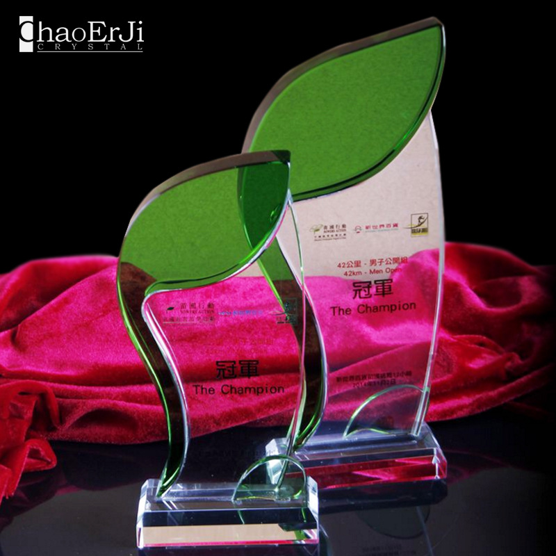 各种款式商务水晶奖杯 花园苗圃颁奖礼品定做 来图来样免费刻字