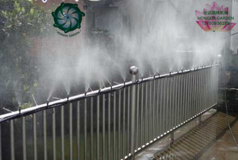 雾化喷头微雾可调节套装降温微喷头园艺浇水灌溉喷水详情2