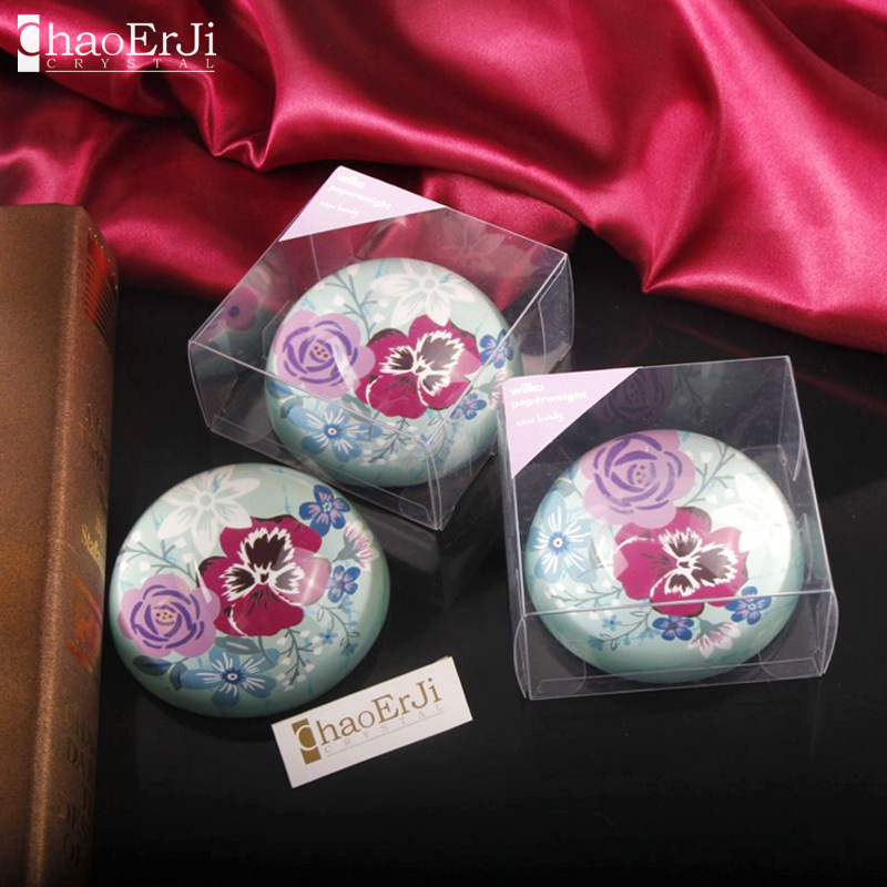 水晶半球纸镇厂家供应k9彩印水晶镇尺 玻璃镇纸  办公小礼品摆件