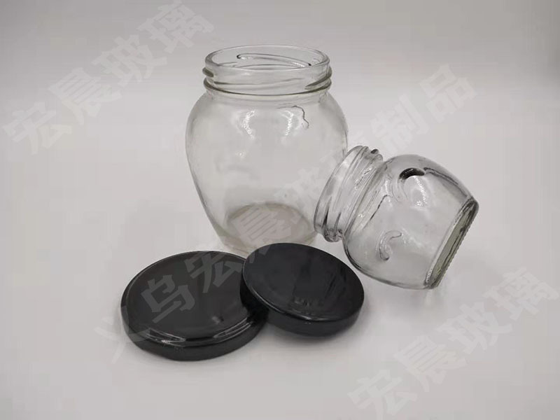 Supply The Factory Direct Sale Small Ear Bottle Glass Pickles Bottle