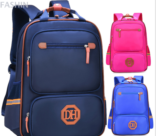 Manufacturer British Style Waterproof and Lightweight Children Primary School Student Backpack Tutorial Training Schoolbag （Grade 3-6）