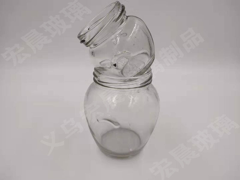 Supply The Factory Direct Sale Small Ear Bottle Glass Pickles Bottle