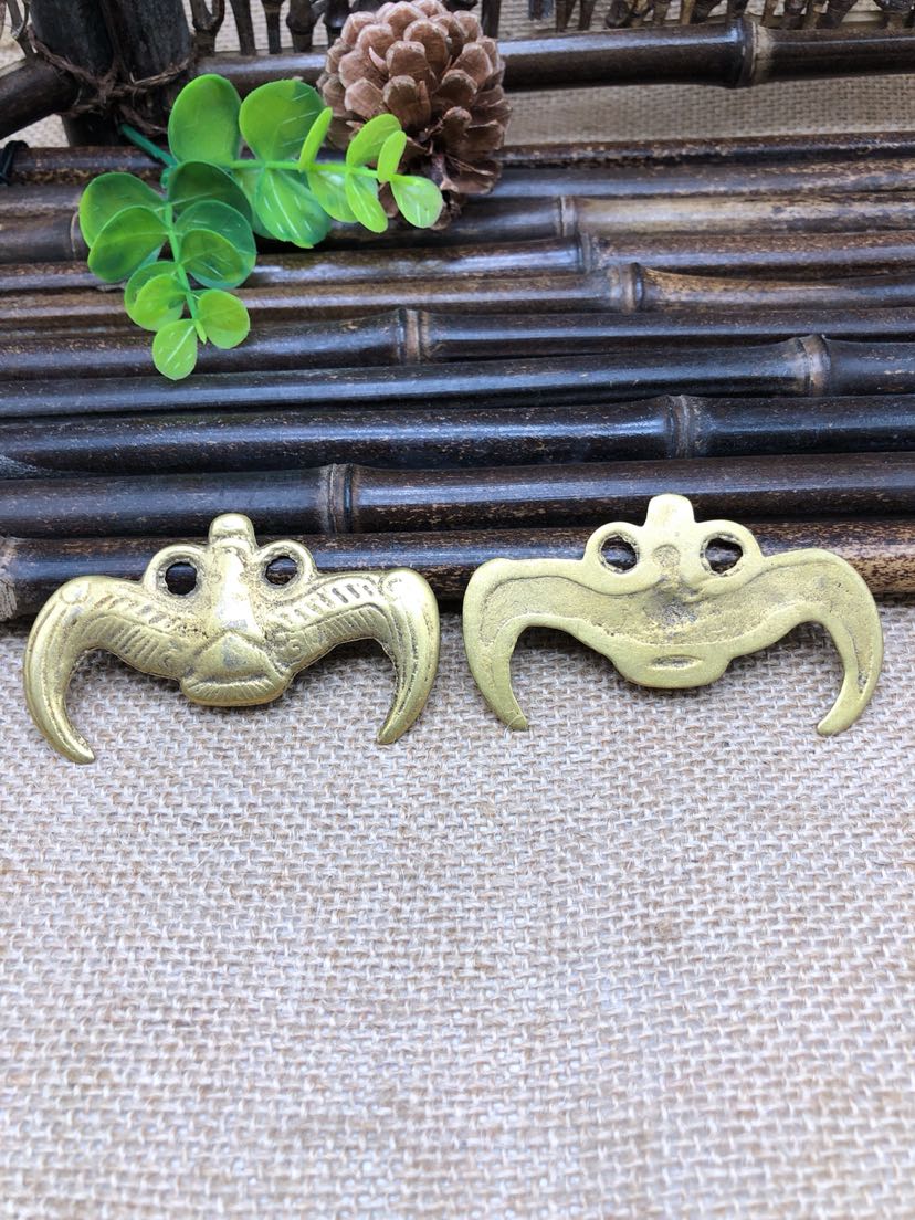 金属工艺品 铜蝙蝠吊坠