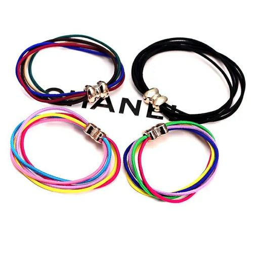 aishang sunshine high elastic color rubber band adult hair accessories ponytail hair rope children hair tie five-in-one rubber band