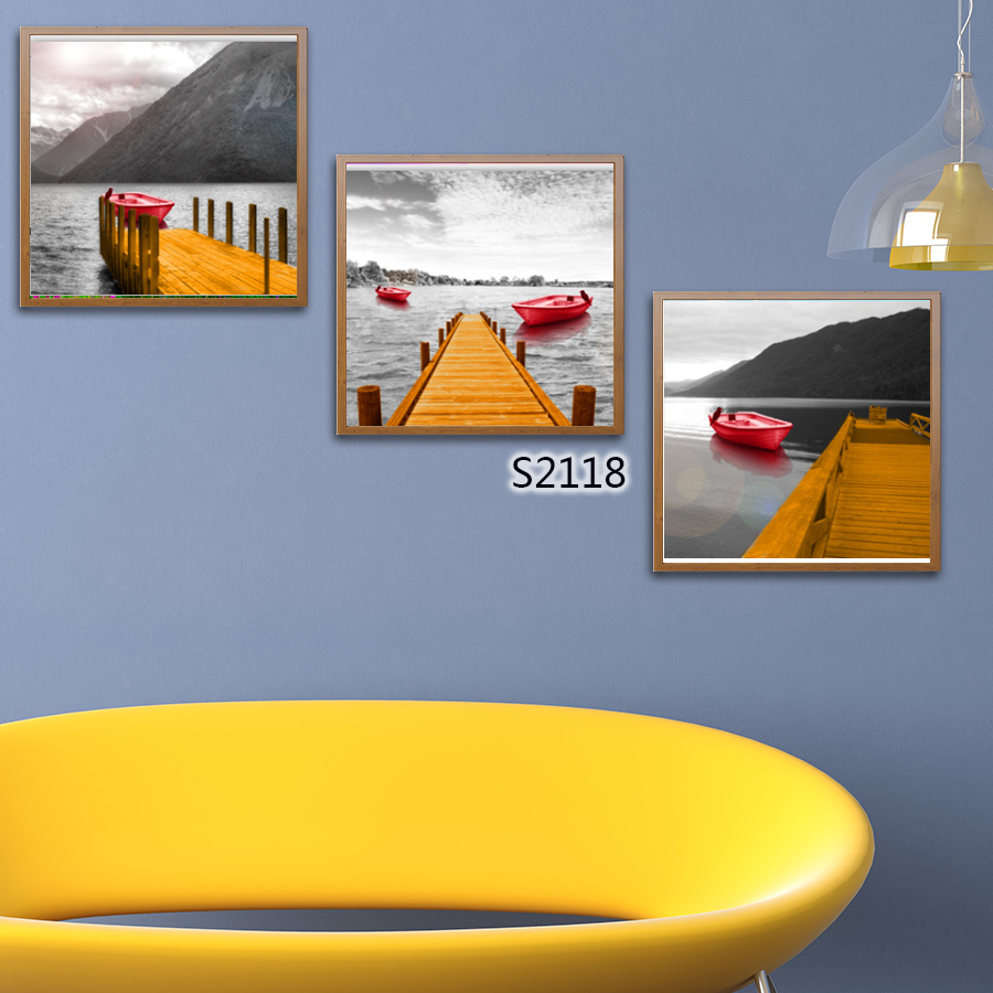 油画厂家直销简约现代轻奢装饰画北欧风样板房家居酒店风景挂画