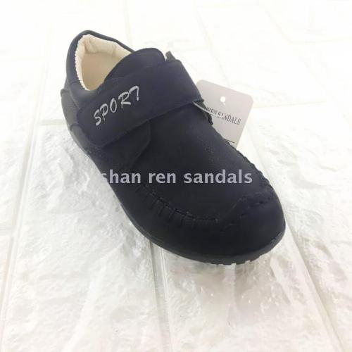 Classic Hand-Stitched Leather Shoes Breathable Spring and Autumn Casual Student Leather Shoes 