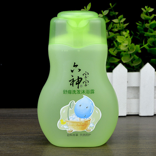 liushen baby shampoo shower gel 200ml children shampoo bath lotion wash and care 2-in-1 remove
