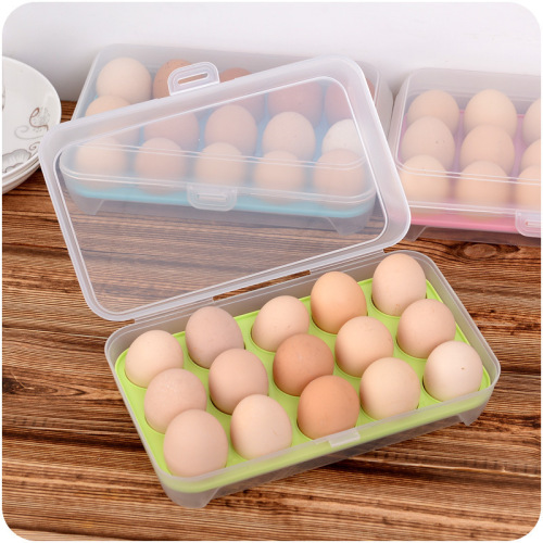 5 Grid Egg Anti-Collision Storage Box Refrigerator Storage Crisper Portable Egg Holder 