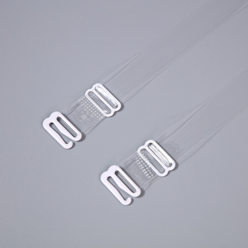 manufacturers supply adjustable sexy buckle white glue buckle transparent frosted invisible shoulder strap underwear accessories multi-specification