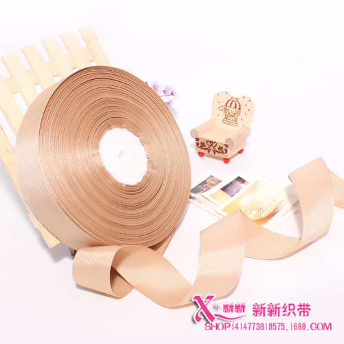 wholesale direct selling 11 colors double-sided thread polyster ribbon 4cm colorful polyester ribbon