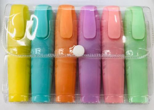 Factory Direct Sales Macaron Color Mini Fluorescent Pen