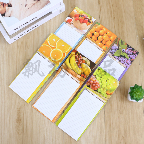 Magnetic Notepad Refridgerator Magnets Notepad Magnetic Paste 40 Pages Can Be Torn Message Sticker Sticky Notes Magnetic Stickers Long