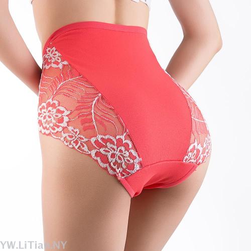 Guiana Hot Sale High Waist Lace Women‘s Panties North and South America Foreign Trade in Stock Women‘s Bra Underwear