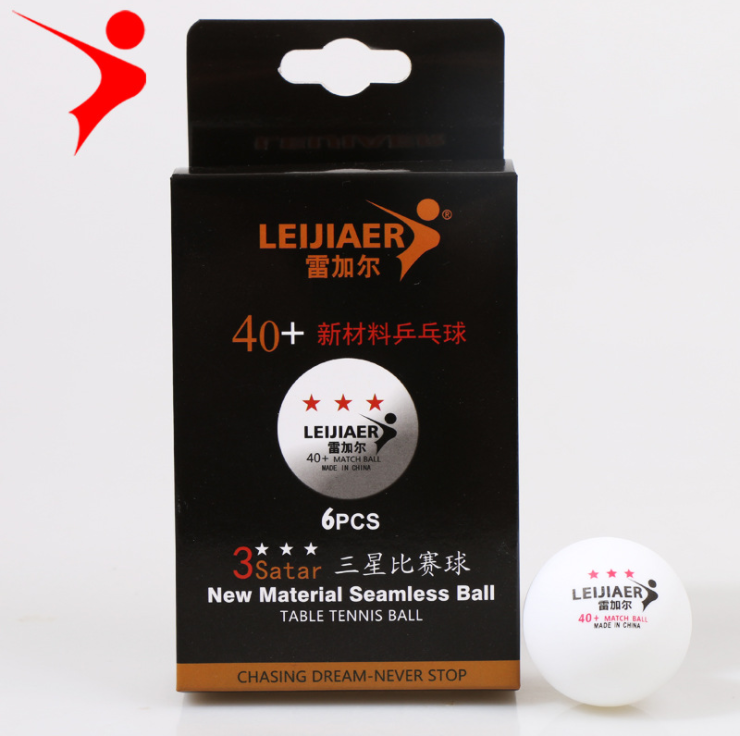 Leijier,雷加尔乒乓球 ,40+ 新材料,盒装比赛乒乓球,6085-6